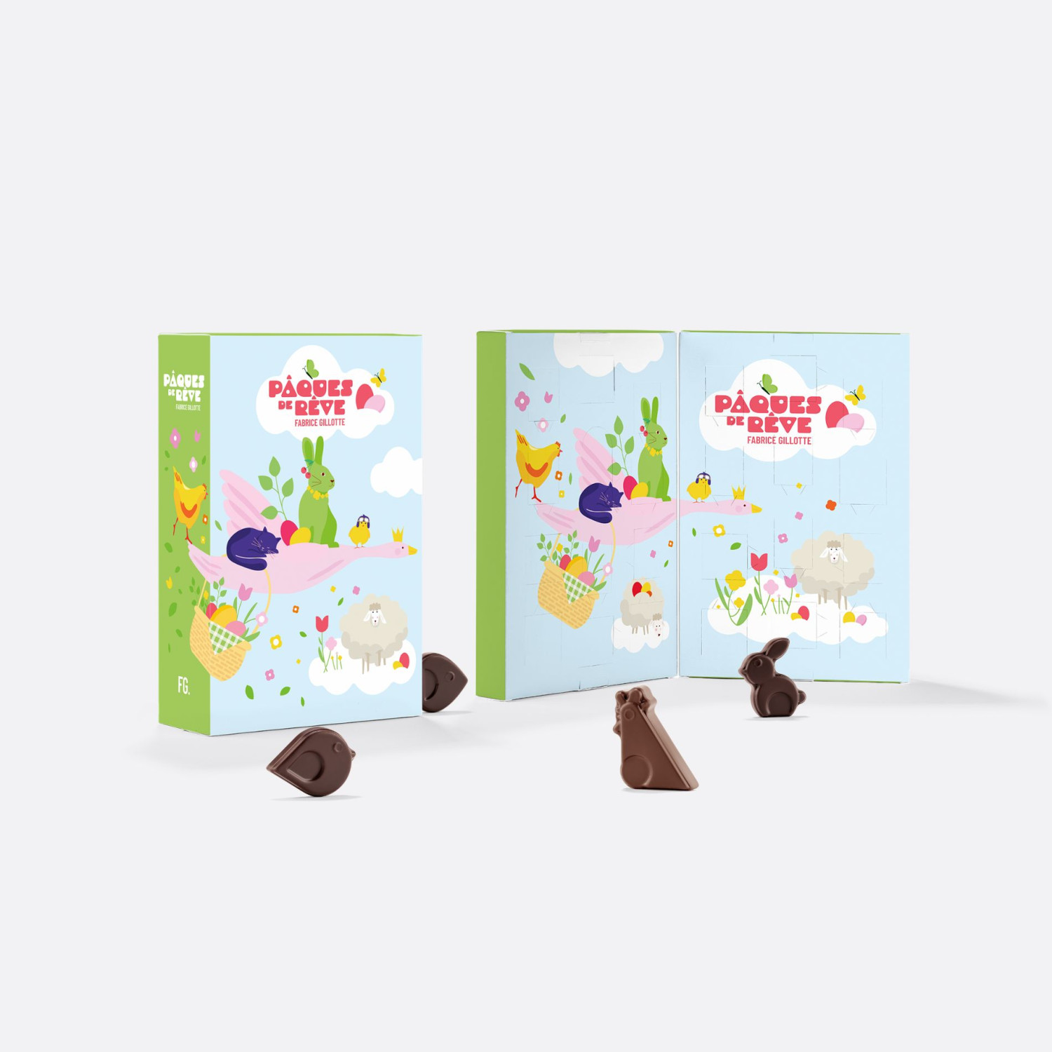 COFFRET SURPRISE CHOCOLATS PÂQUES