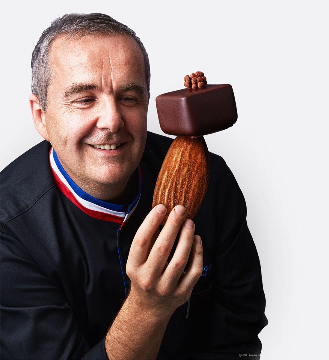 Fabrice Gillotte dans son atelier